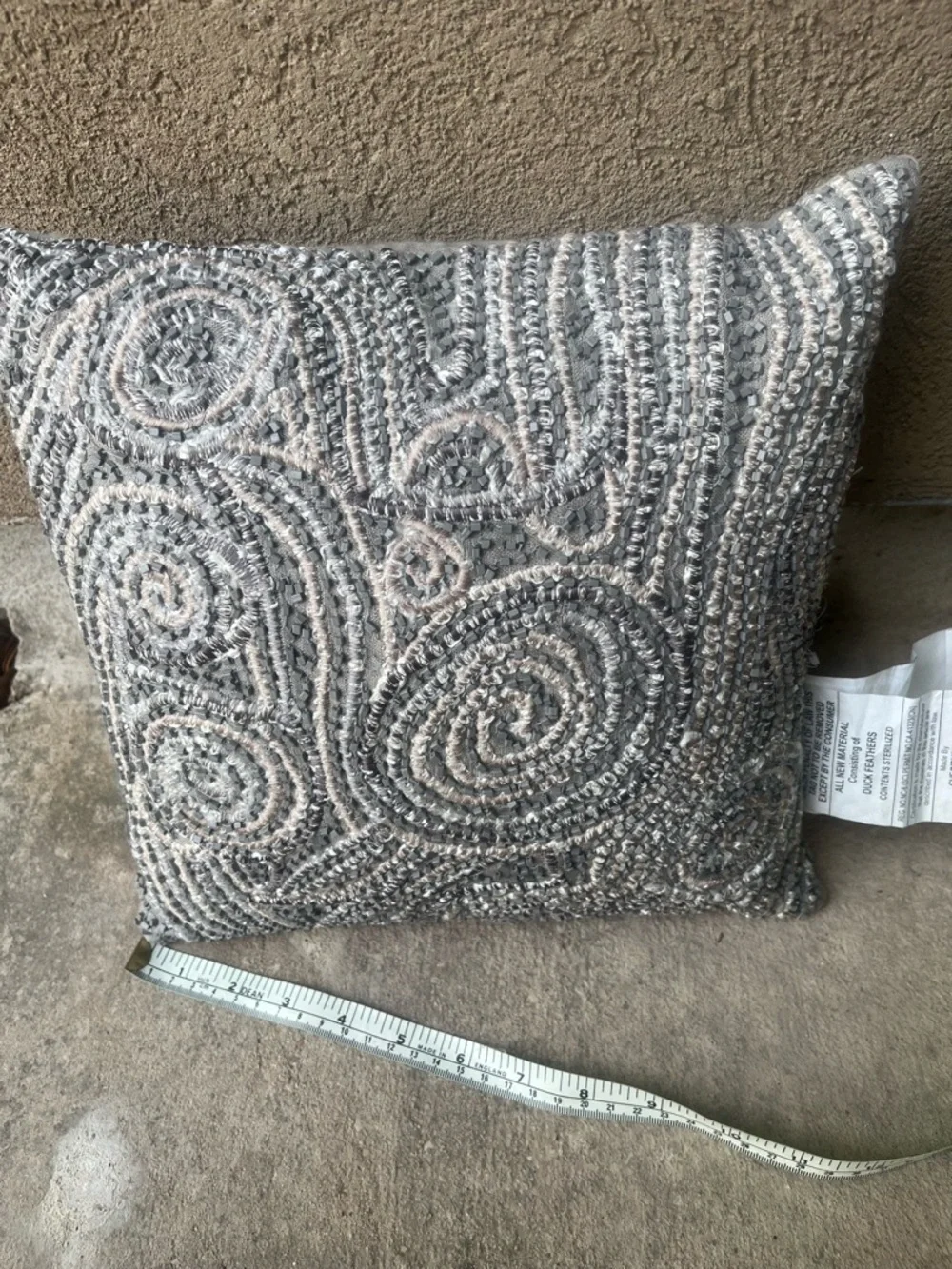 Donna Karan pillow Neutral Gray and White Bedding Set